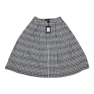 Who What Wear Birdcage Houndstooth midi skirt size 10
